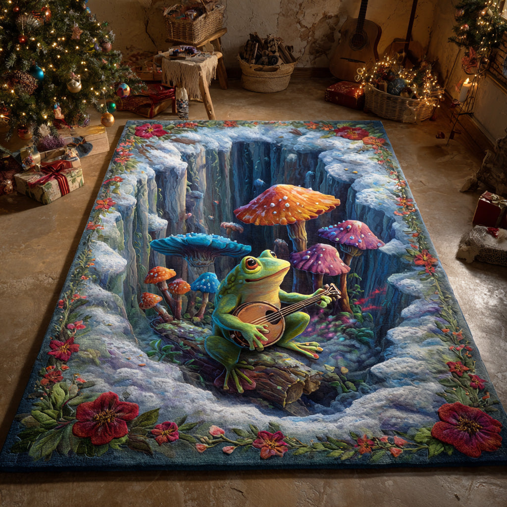 Whispering Toadstool Path Area Rug VTQ-Myprintsy