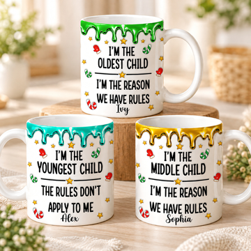 Who Makes The Rules - Personalized Ceramic Mug-Myprintsy