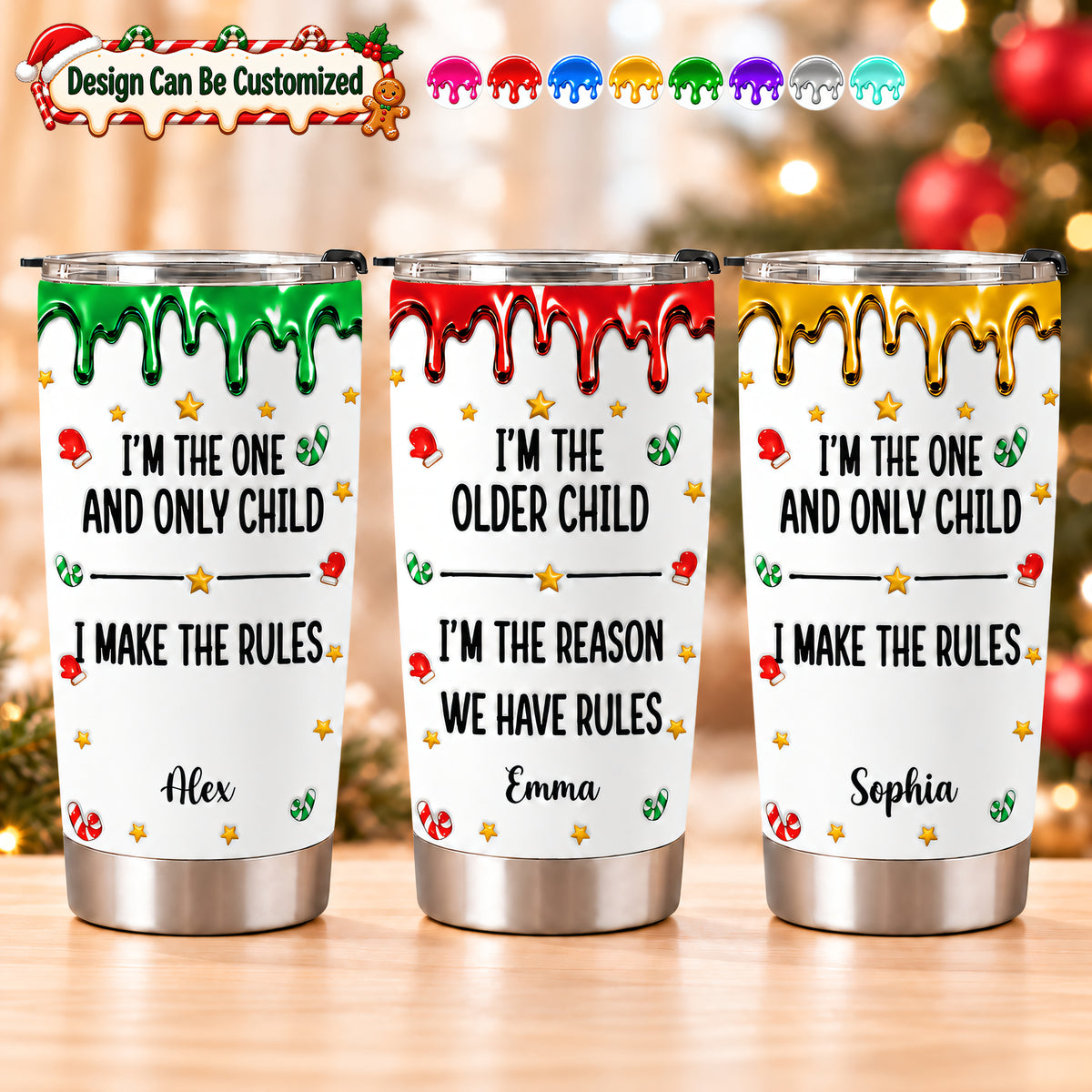 Who Makes The Rules - Personalized Tumbler Cup-Myprintsy
