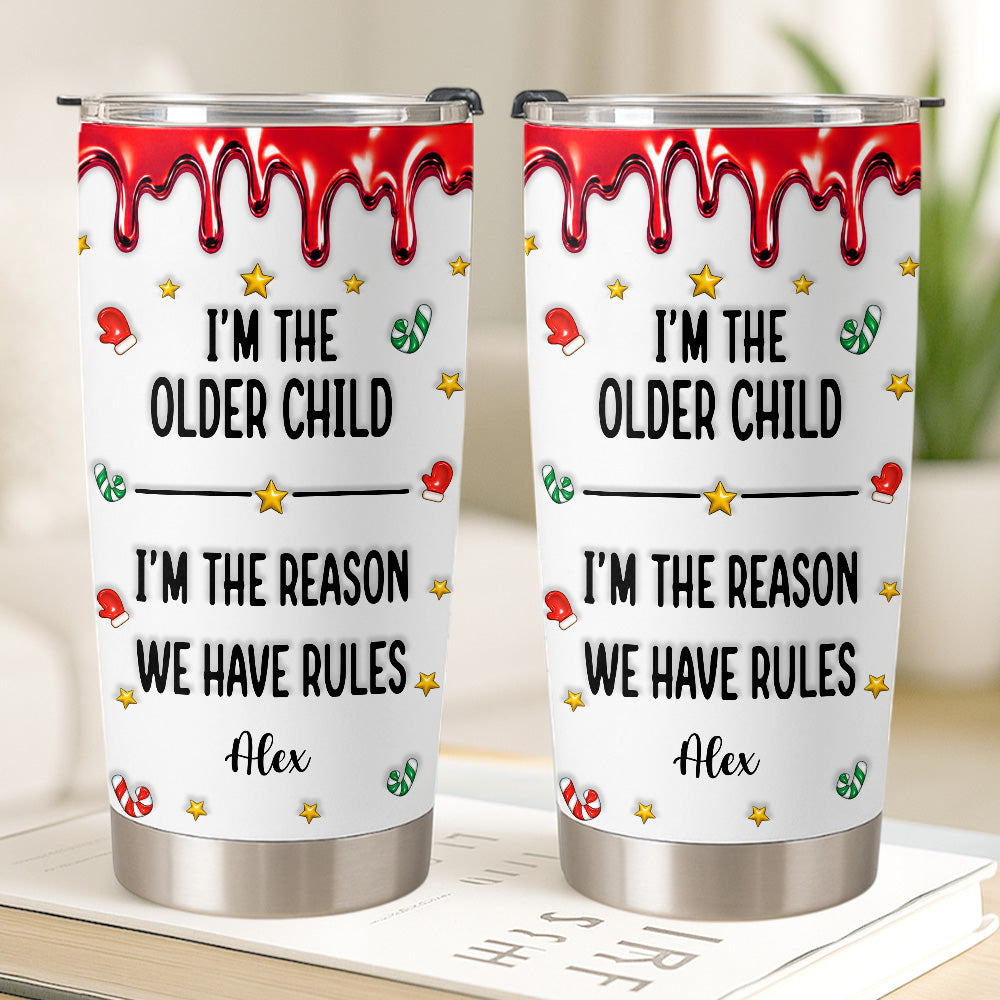 Who Makes The Rules - Personalized Tumbler Cup-Myprintsy