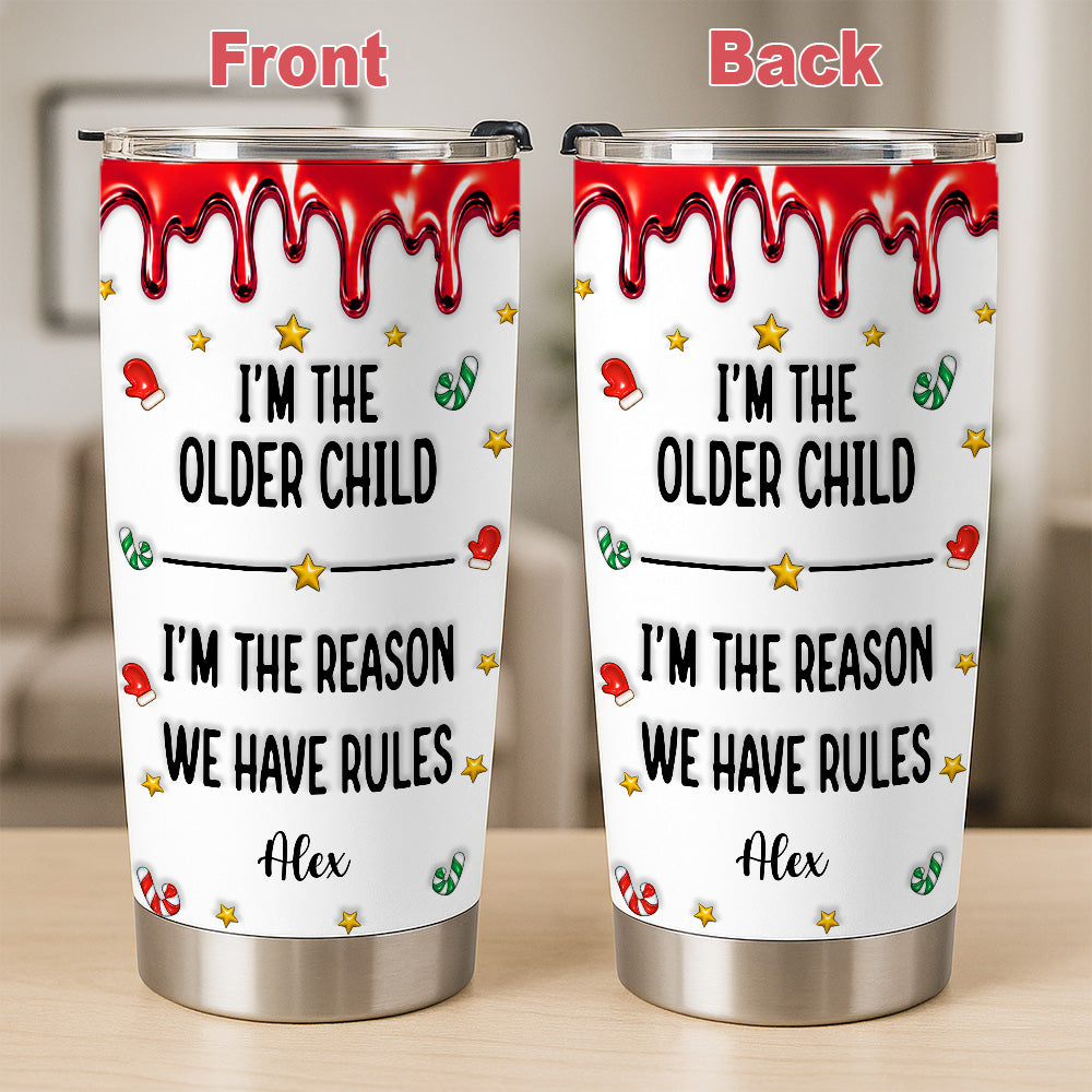 Who Makes The Rules - Personalized Tumbler Cup-Myprintsy