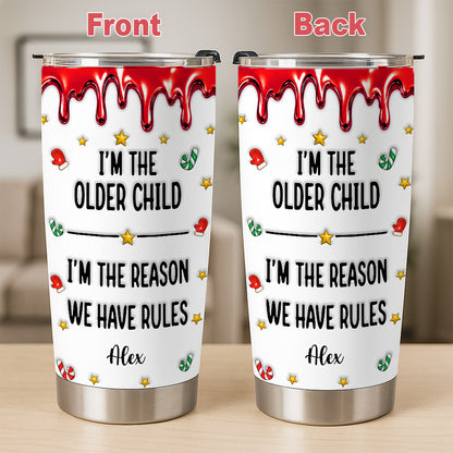 Who Makes The Rules - Personalized Tumbler Cup-Myprintsy
