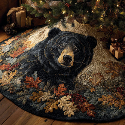 Wild Guardian Christmas Quilted Tree Skirt-Myprintsy
