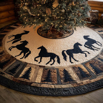 Wild West Christmas Quilted Tree Skirt-Myprintsy