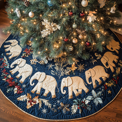 Wild Winter Christmas Quilted Tree Skirt VH-Myprintsy