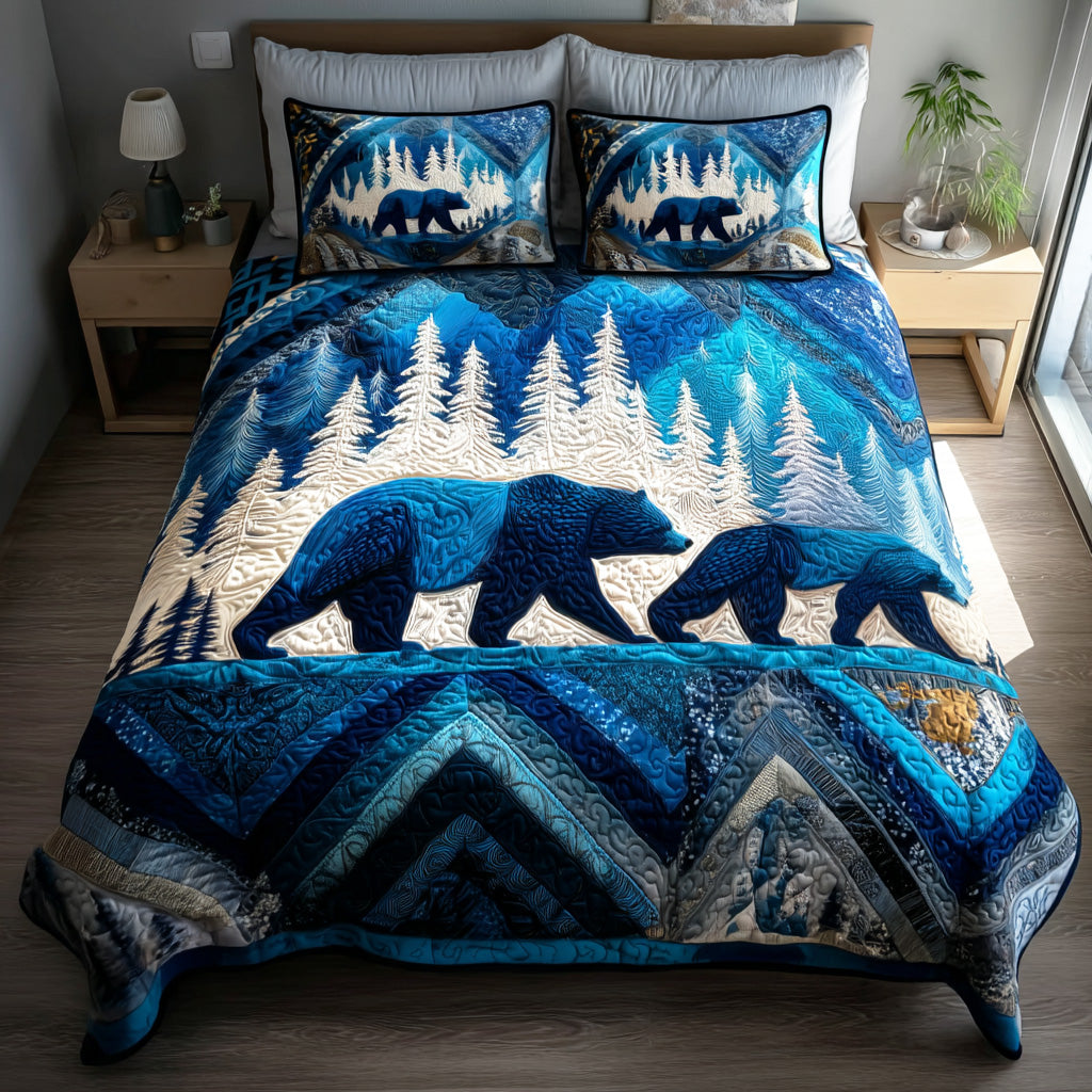 Wildgrain Bear -Piece Quilted Bedding Set VTQ-Myprintsy
