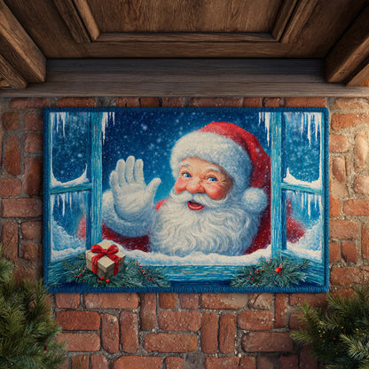 Window Santa Claus Doormat VTQ-Myprintsy