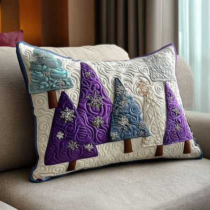 Winter Amethyst Quilted Bedding Pillow Case VTQ-Myprintsy