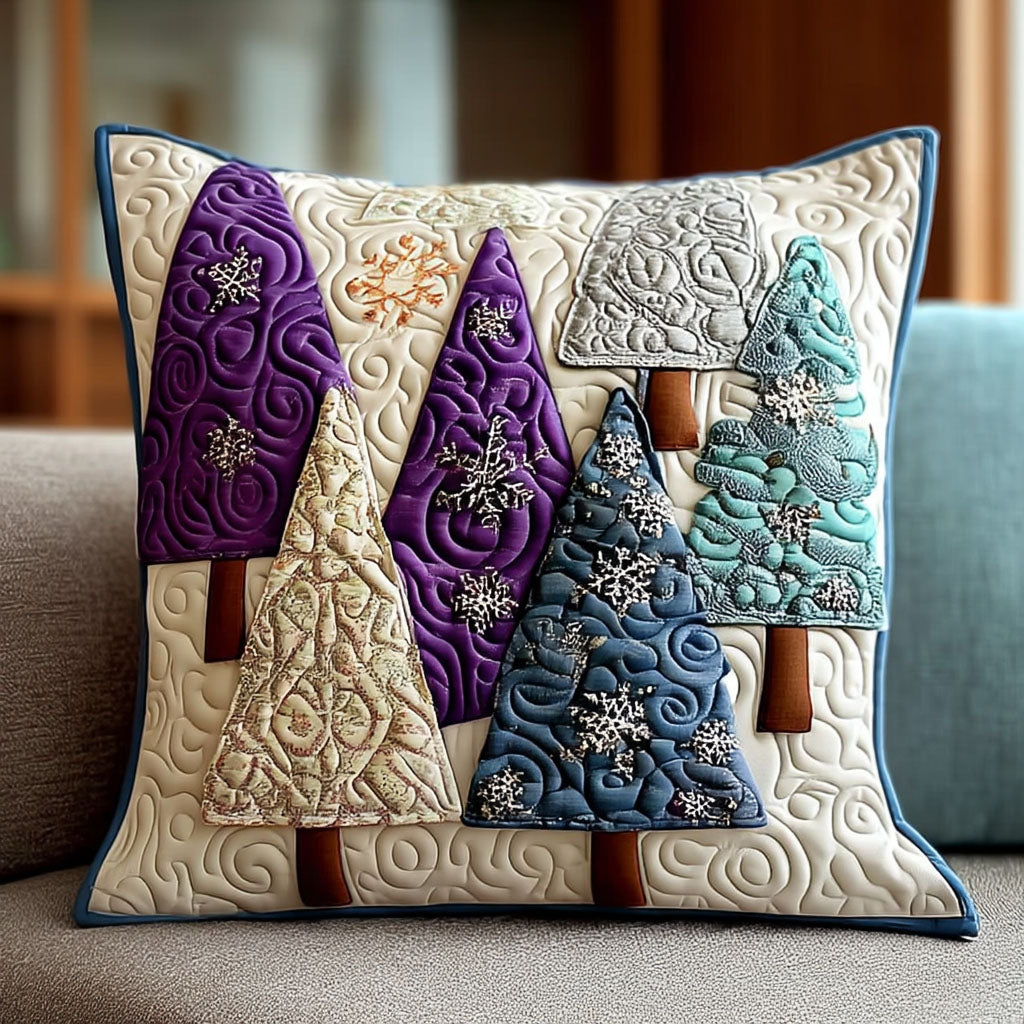 Winter Amethyst Quilted Pillow Case VTQ-Myprintsy