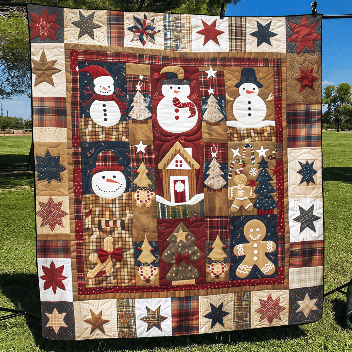 Winter Bliss Quilted Blanket VTQ-Myprintsy