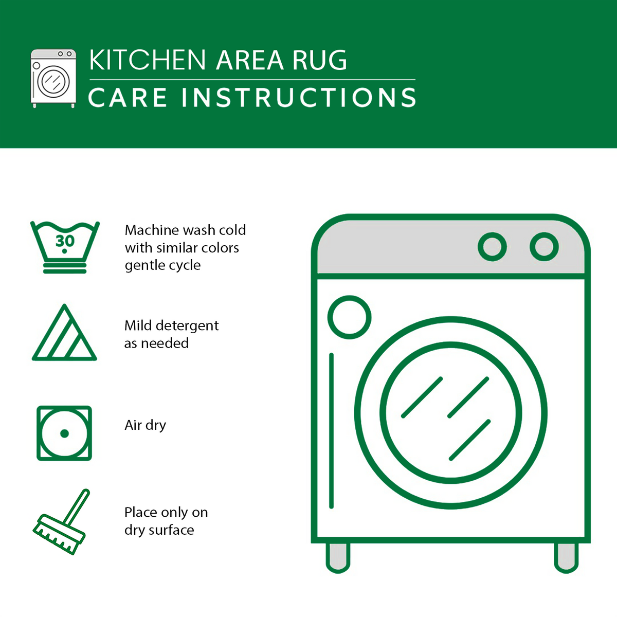 Winter Bloom Kitchen Area Rug VTQ-Myprintsy