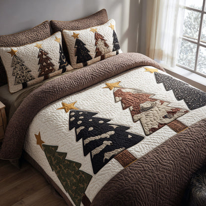 Winter Bloom -Piece Quilted Bedding Set VTQ-Myprintsy