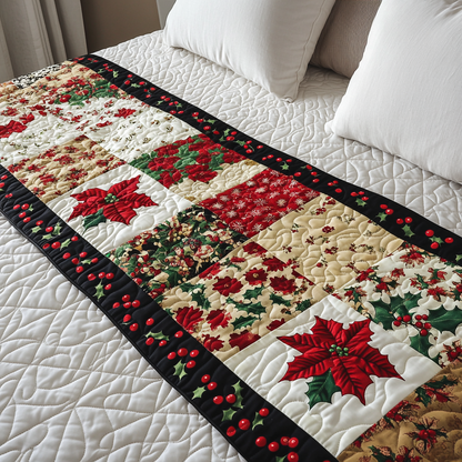 Winter Bloom Quilted Bed Runner VTQ-Myprintsy