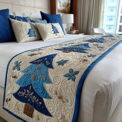 Winter Bouquet Quilted Bed Runner VTQ-Myprintsy
