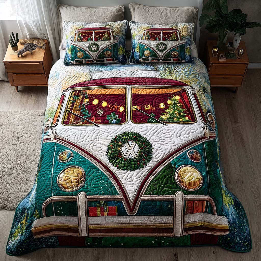 Winter Cabin Camp -Piece Quilted Bedding Set VTQ-Myprintsy