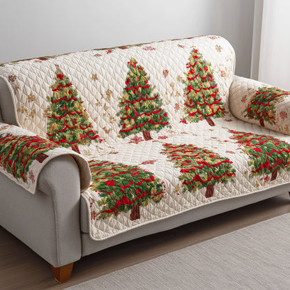 Winter Fir Charm Quilted Sofa Cover VTQ-Myprintsy