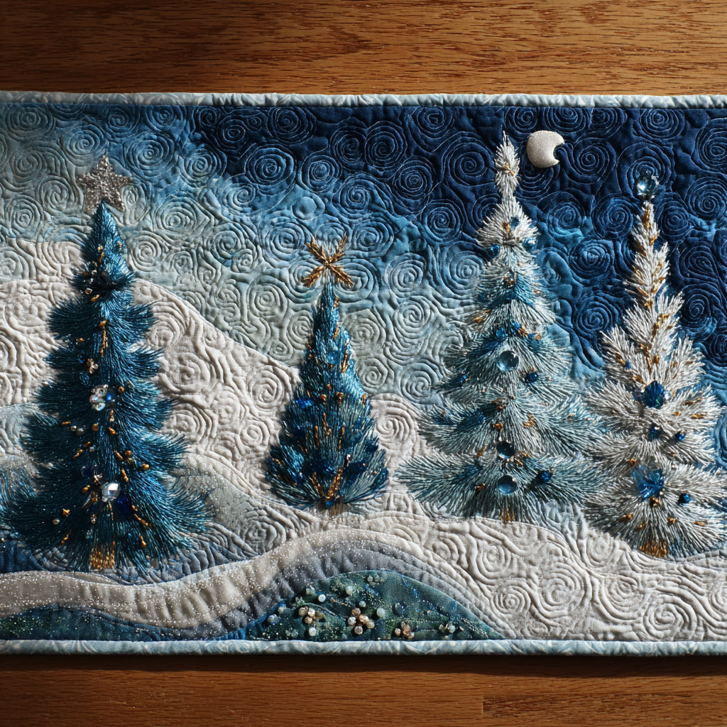 Winter Forest Quilted Placemat VTQ-Myprintsy