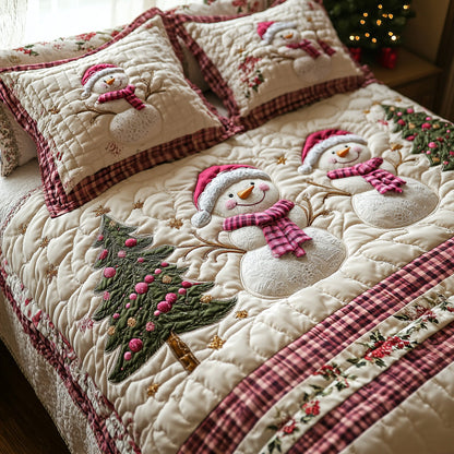 Winter Friend -Piece Quilted Bedding Set VTQ-Myprintsy