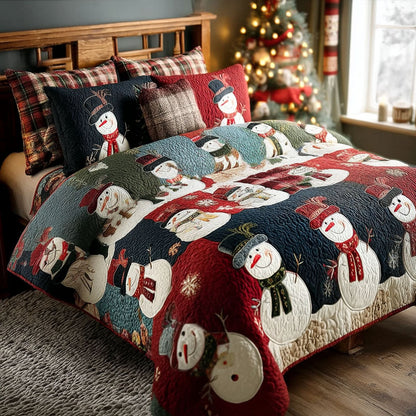 Winter Frosties -Piece Quilted Bedding Set VTQ-Myprintsy