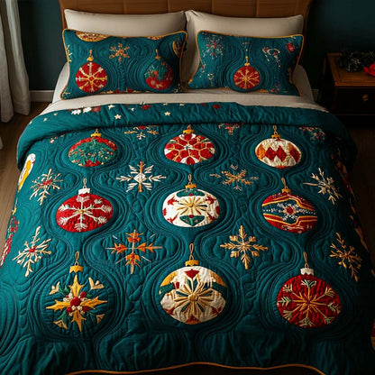 Winter Glow -Piece Quilted Bedding Set VTQ-Myprintsy