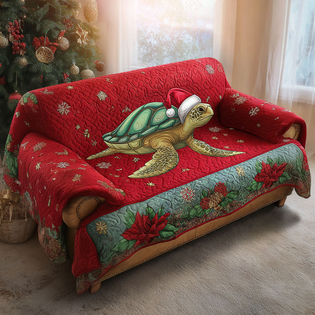 Winter Glow Turtle Quilted Sofa Cover VTQ-Myprintsy