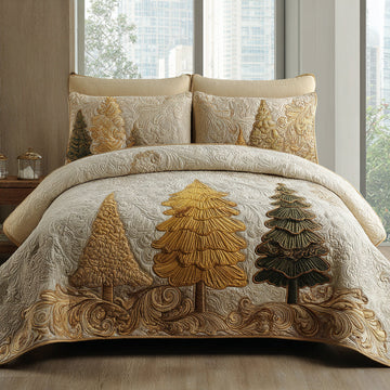 Winter Grace -Piece Quilted Bedding Set VTQ-Myprintsy