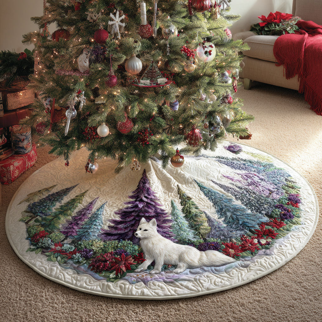 Winter Grove Christmas Quilted Tree Skirt-Myprintsy