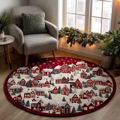 Winter Haven Quilted Round Mat VTQ-Myprintsy