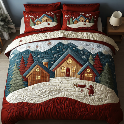 Winter Haven Retreat -Piece Quilted Bedding Set VTQ-Myprintsy