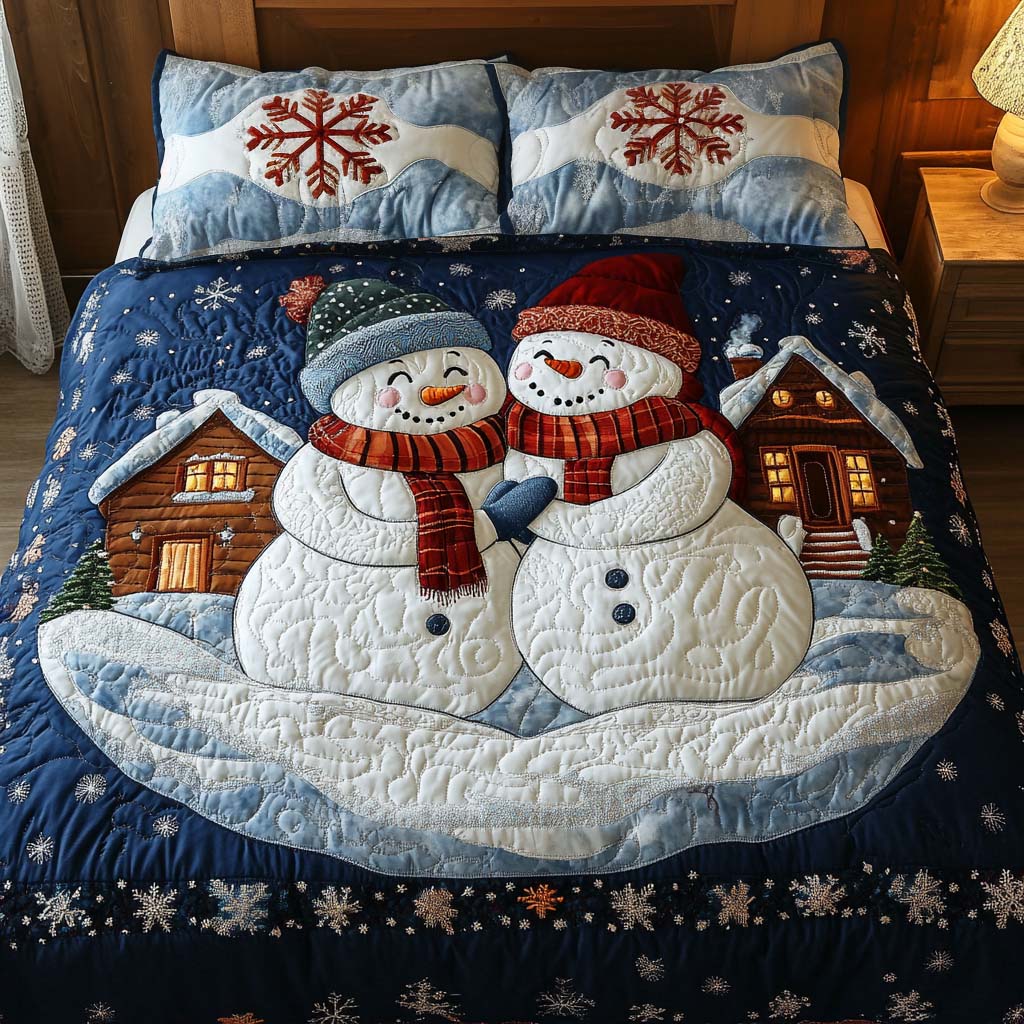 Winter Joy -Piece Quilted Bedding Set VTQ-Myprintsy