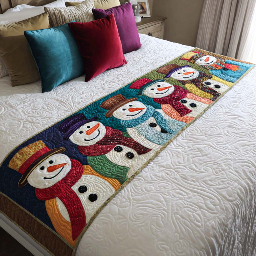 Winter Magic Quilted Bed Runner VTQ-Myprintsy