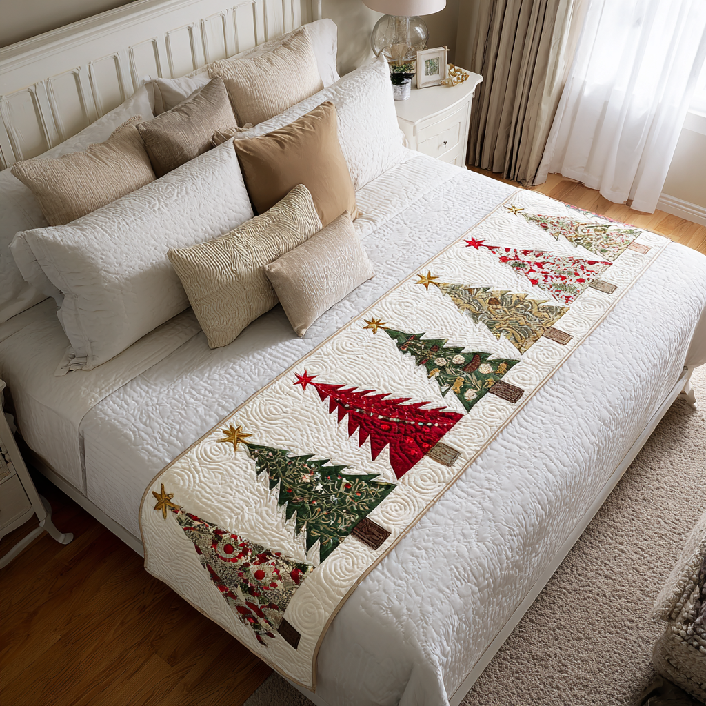 Winter Magic Quilted Bed Runner VTQ-Myprintsy