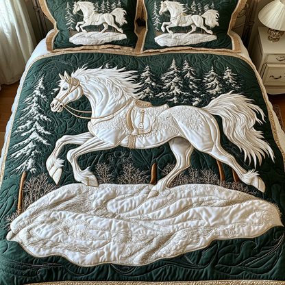 Winter Majesty -Piece Quilted Bedding Set VH VTQ-Myprintsy