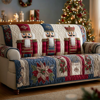 Winter Nutcracker Quilted Sofa Cover VTQ-Myprintsy