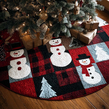 Winter Pal Christmas Quilted Tree Skirt-Myprintsy