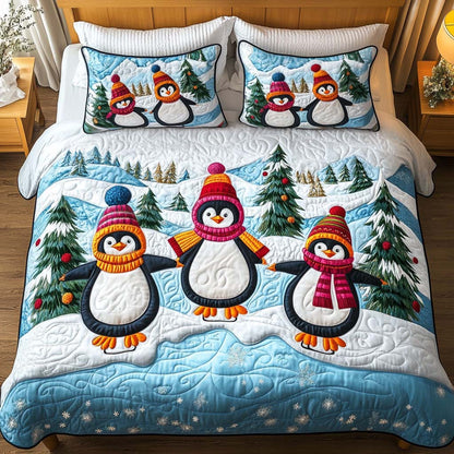 Winter Parade -Piece Quilted Bedding Set VTQ-Myprintsy
