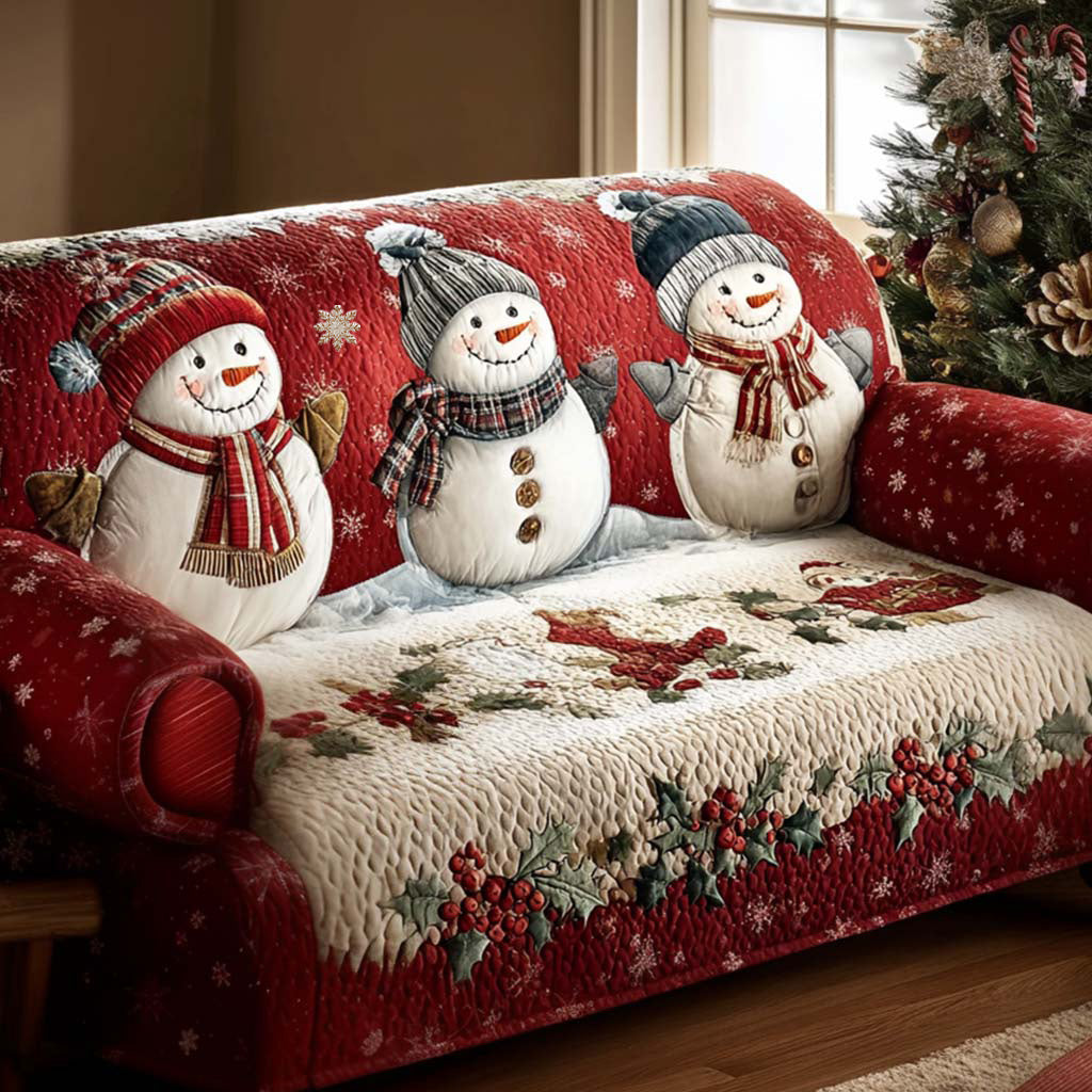 Winter Peace Quilted Sofa Cover VTQ-Myprintsy