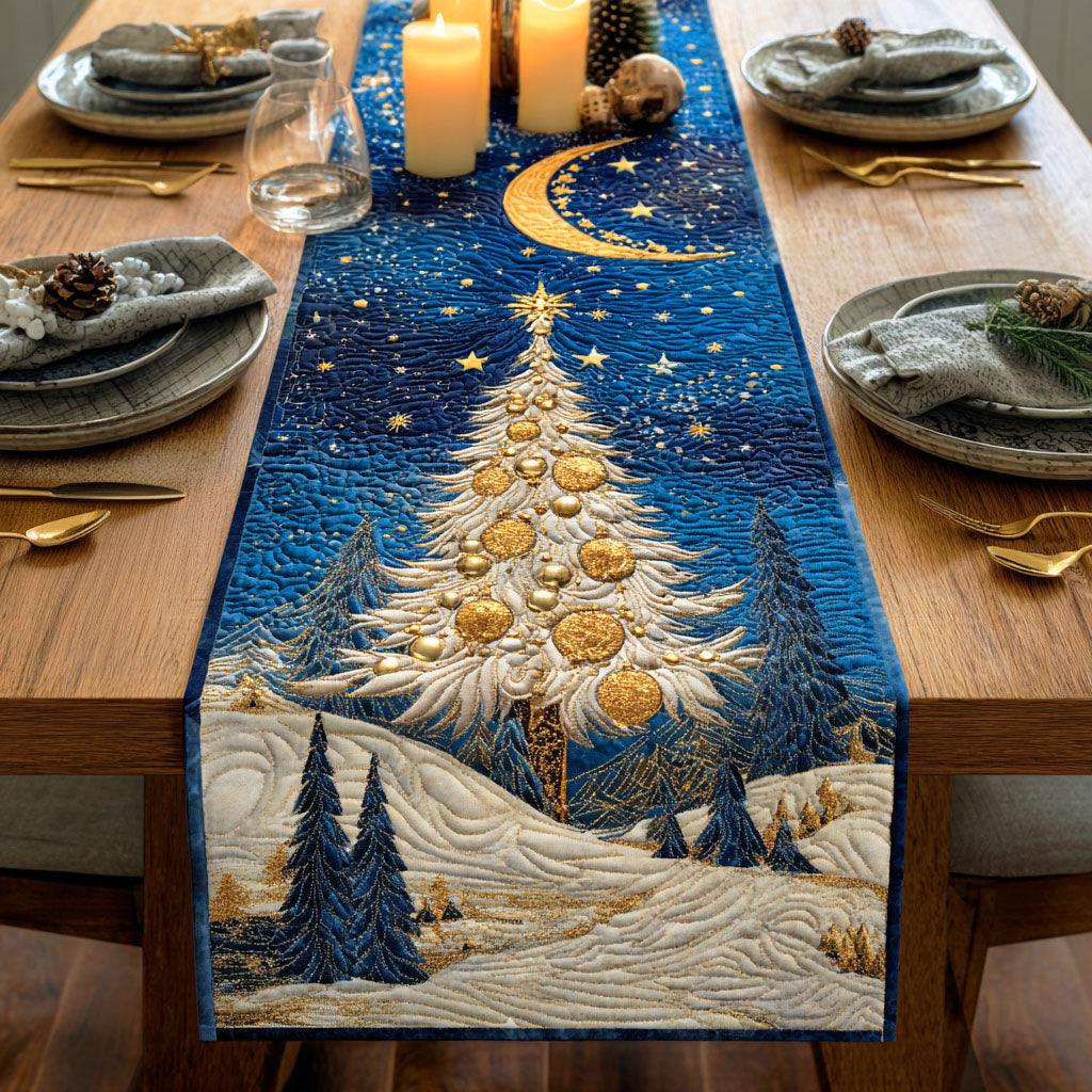 Winter Pine Quilted Table Runner VTQ-Myprintsy
