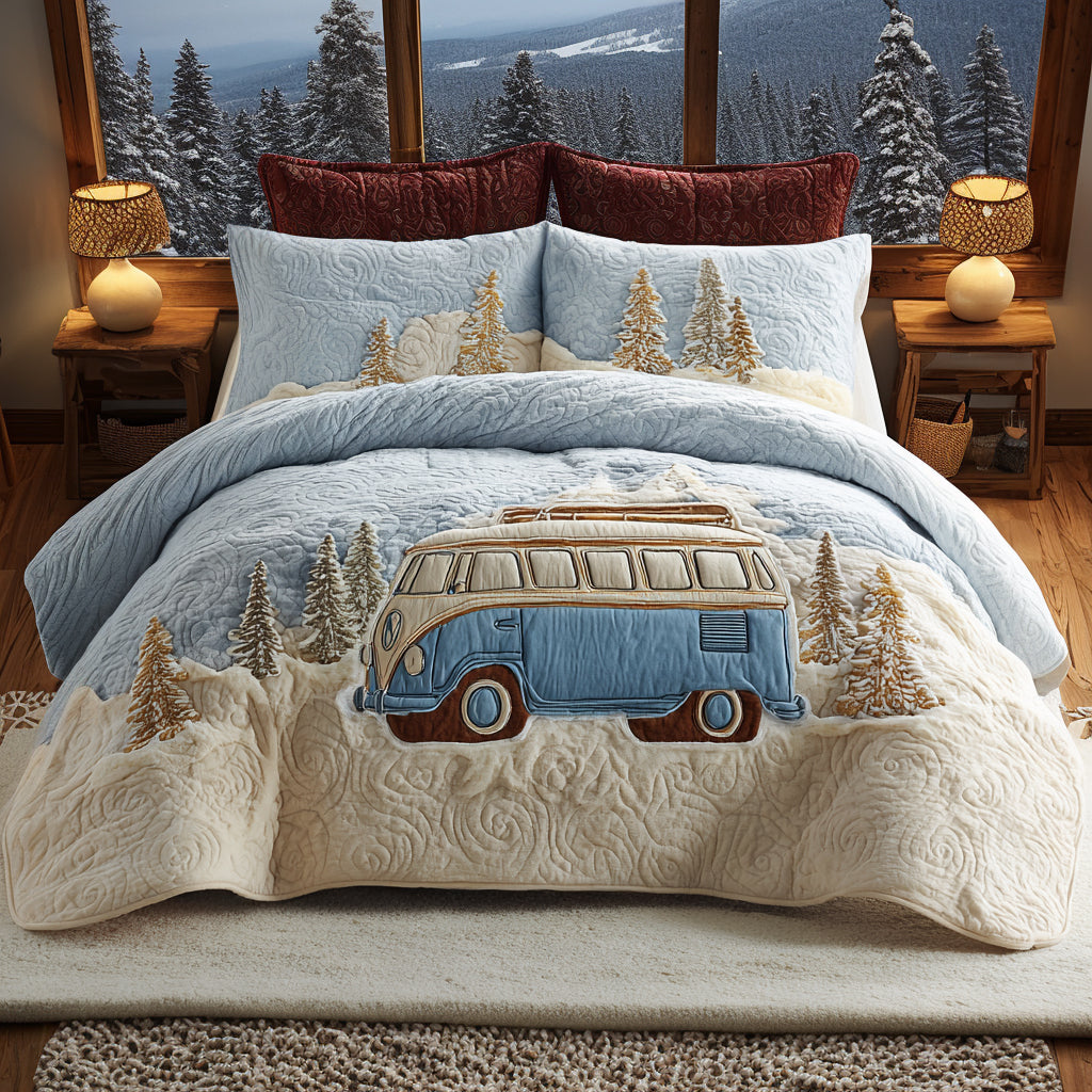 Winter Retreat -Piece Quilted Bedding Set VTQ-Myprintsy