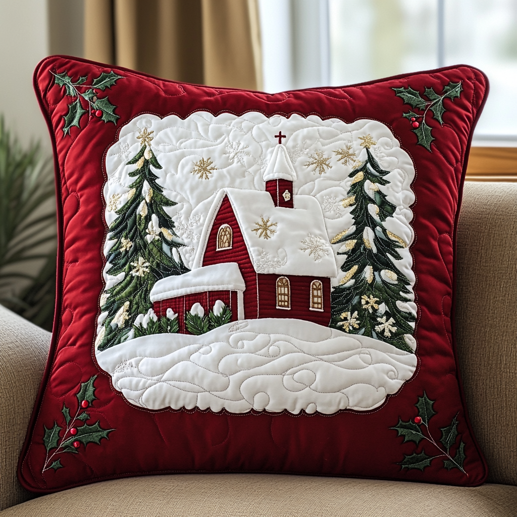 Winter Sanctuary Quilted Pillow Case VH VTQ-Myprintsy