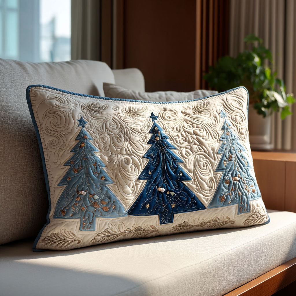 Winter Sparkle Quilted Bedding Pillow Case VTQ-Myprintsy