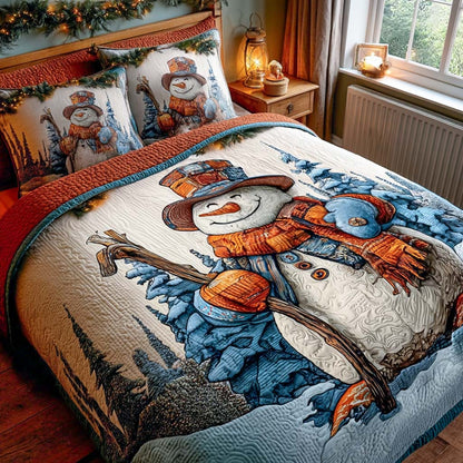 Winter Stroll -Piece Quilted Bedding Set VTQ-Myprintsy