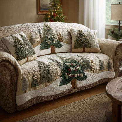 Winter Tree Wonder Quilted Sofa Cover VTQ-Myprintsy