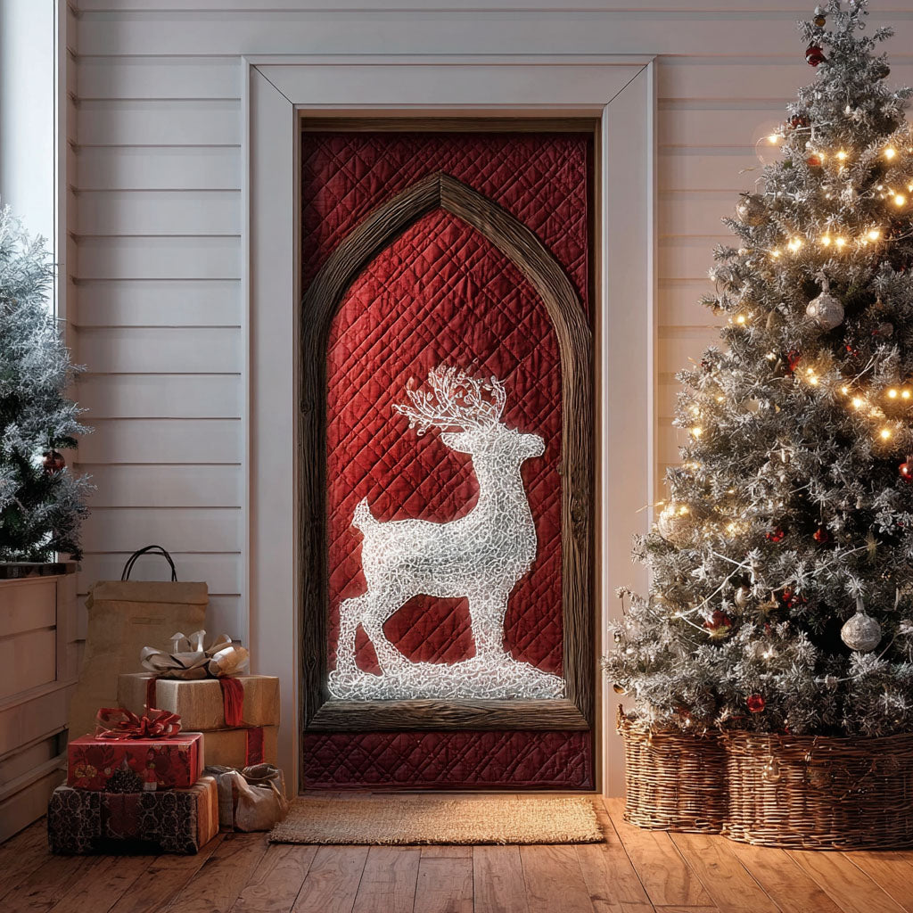 Winter Twilight Dreams Quilted Door Cover VTQ-Myprintsy