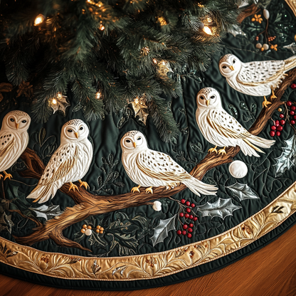 Winter Watch Christmas Quilted Tree Skirt VTQ-Myprintsy