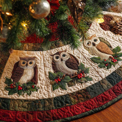Winter Watchers Quilted Tree Skirt-Myprintsy