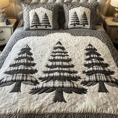 Winter Whisper -Piece Quilted Bedding Set VTQ-Myprintsy