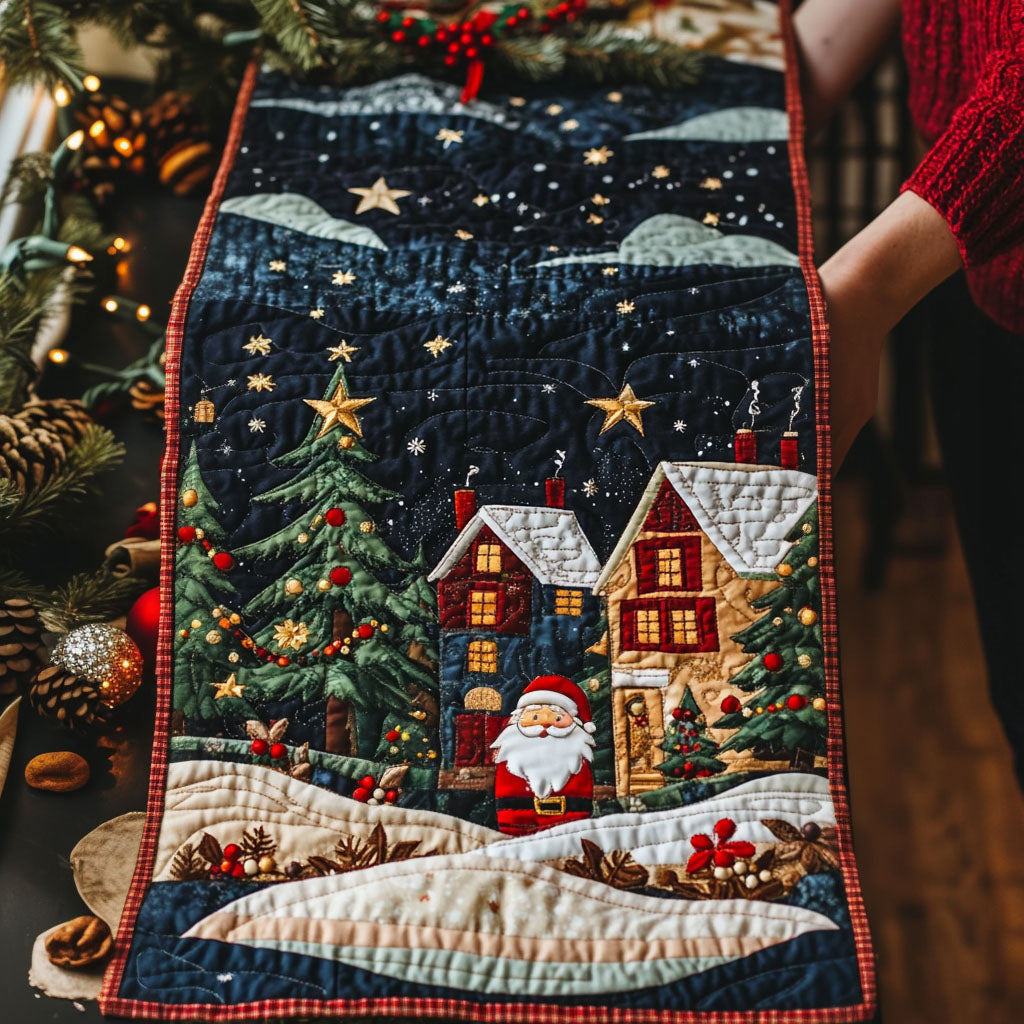 Winter Wonderland Lane Quilted Table Runner VTQ-Myprintsy