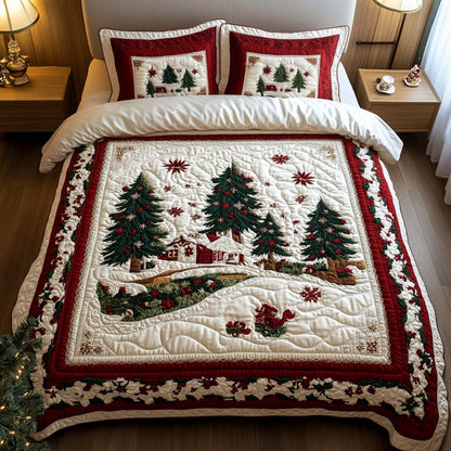 Winter Wonderland -Piece Quilted Bedding Set VTQ-Myprintsy