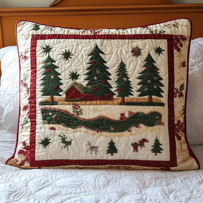 Winter Wonderland Quilted Bedding Pillow Case VTQ-Myprintsy